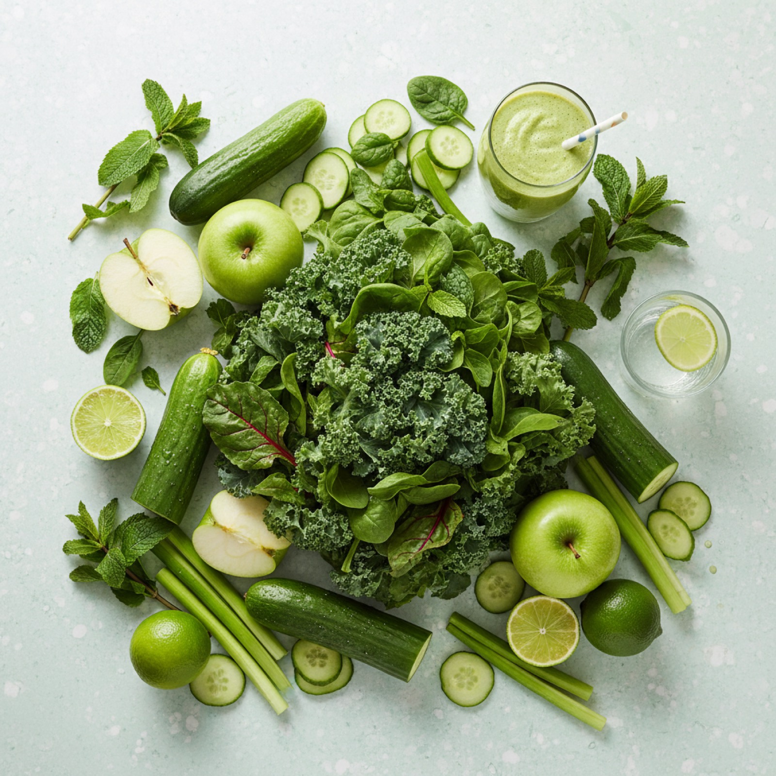 Produits frais et verts